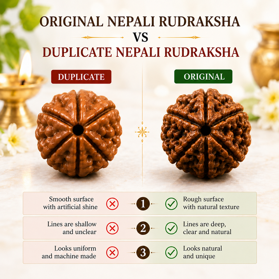 4 Mukhi Nepali Rudraksha