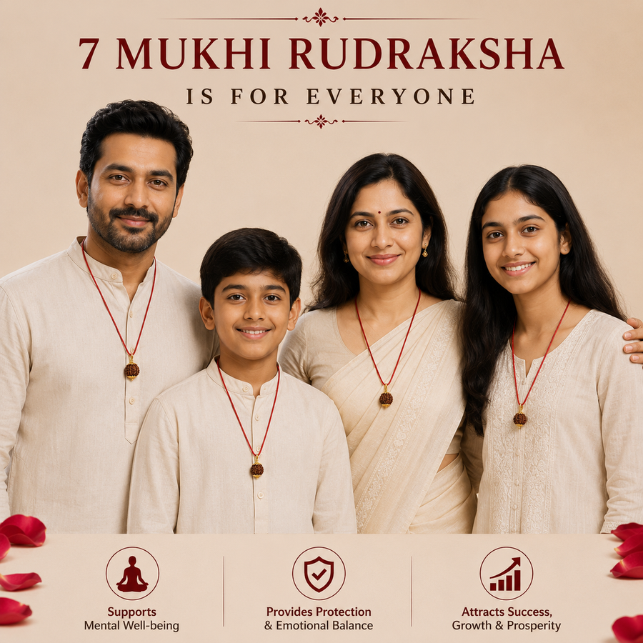7 Mukhi Nepali Rudraksha