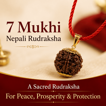 7 Mukhi Nepali Rudraksha - Gurunoor