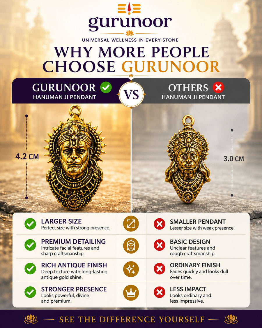Gold Plated  Bajrangbali Karungali Mala