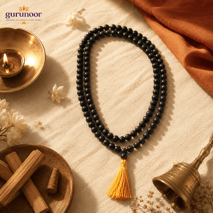 Karungali Malai 8mm ( 108 + 1 ) Beads - Gurunoor