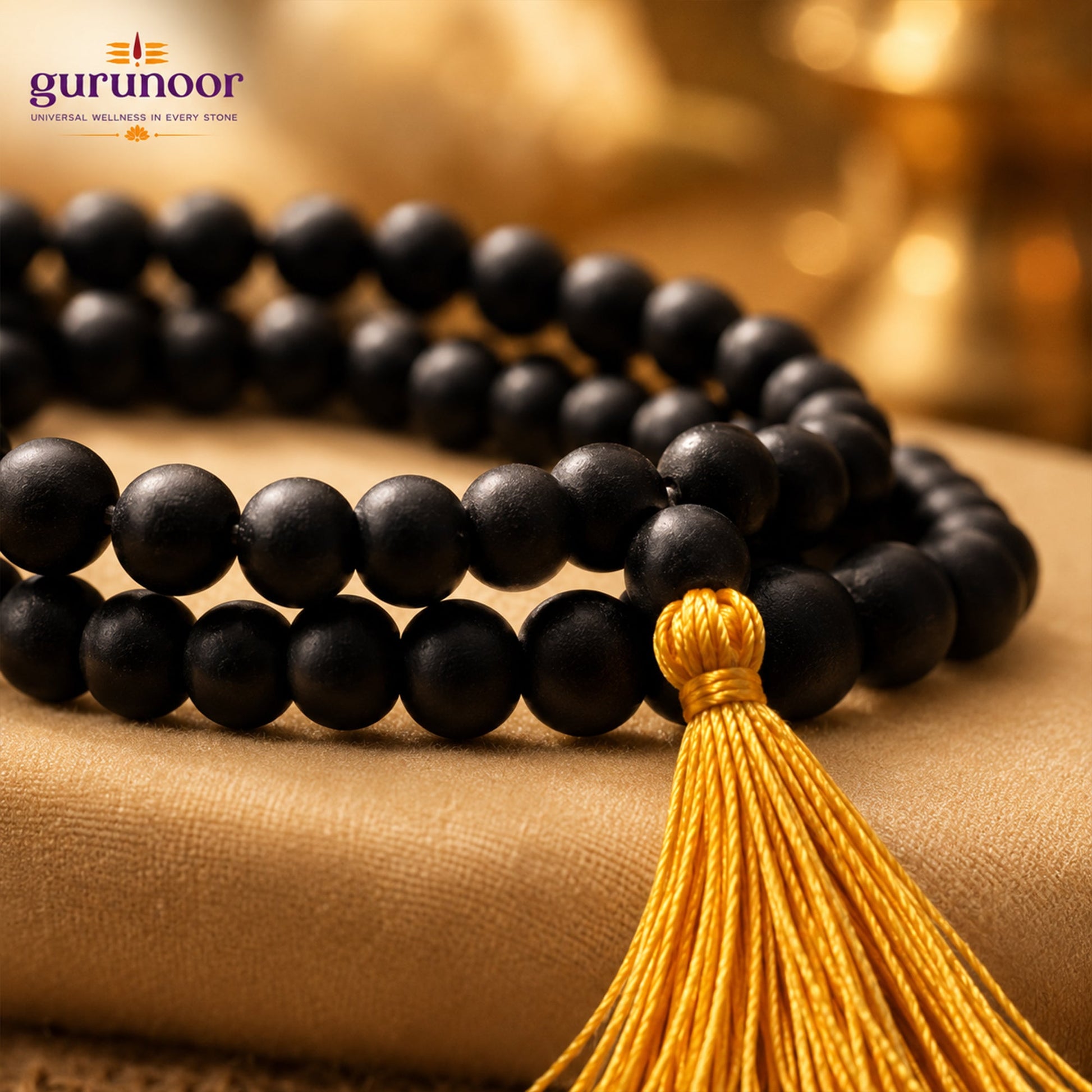 Karungali Malai 8mm ( 108 + 9 ) Beads - Gurunoor