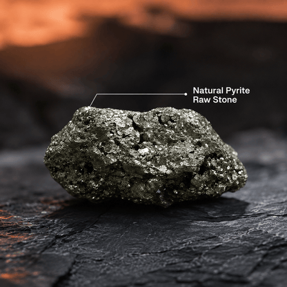Raw Pyrite Stone - Attract Wealth & Success - Gurunoor