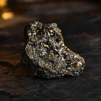 Raw Pyrite Stone - Attract Wealth & Success - Gurunoor
