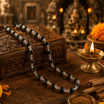 Silver Karungali Mala - Gurunoor